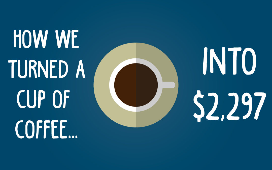 How We Turned a Cup of Coffee Into $2,297